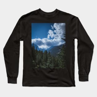 How Far Can Eye See Jasper National Park Rockies V2 Long Sleeve T-Shirt